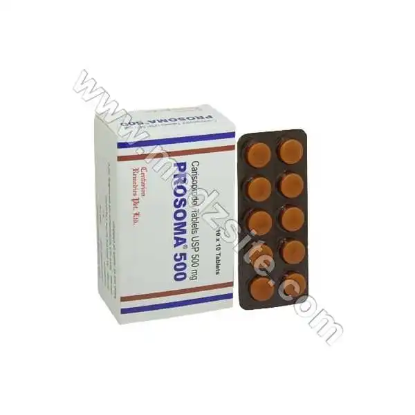 Carisoprodol 500 mg (Prosoma)