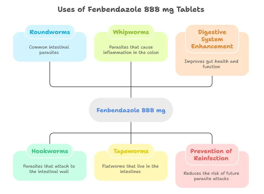 Uses of Fenbendazole 888 mg