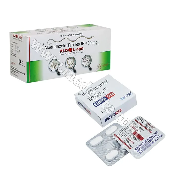Buy Albendazole and Praziquantel Tablets