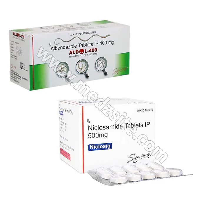 Albendazole and Niclosamide Tablets
