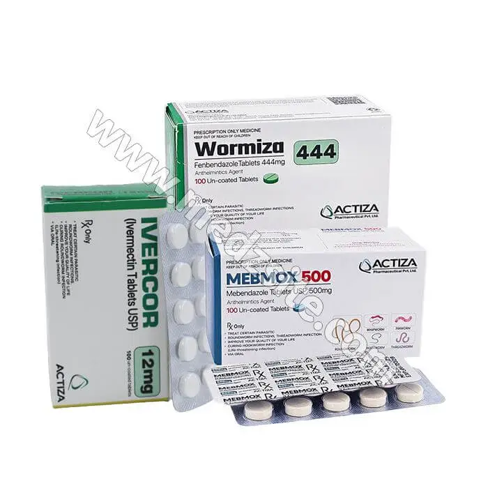 Ivermectin Fenbendazole and Mebendazole Tablet
