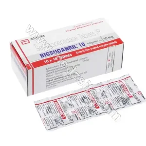 Serratiopeptidase 10 mg