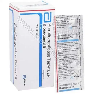 Serratiopeptidase 5 mg