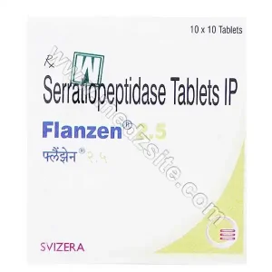 Serratiopeptidase 2.5 Mg