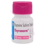 Thyroxine Sodium 112 mcg