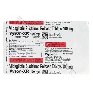 Vildagliptin Sustained Release 100 Mg