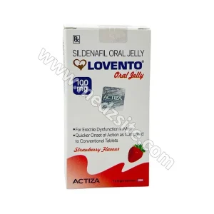 Lovento Oral Jelly Strawberry Flavour (Sildenafil Citrate)