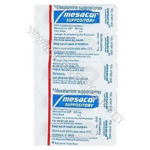 Mesalamine 500 mg Suppository