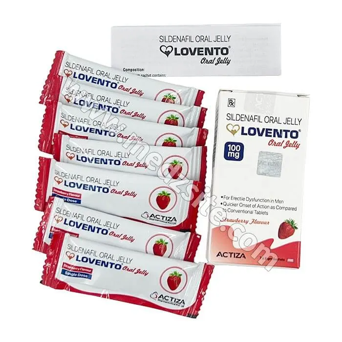 Viagra Oral Jelly Strawberry Flavour