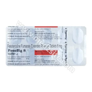 Fesobig 8 mg Tablet (Fesoterodine Fumarate)
