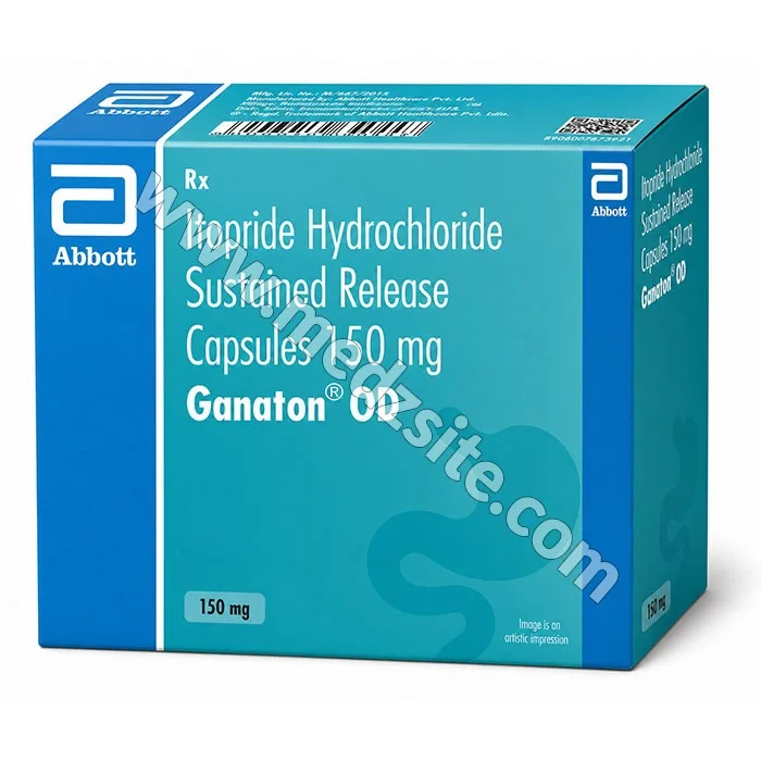 Ganaton OD 150 mg Capsule SR (Itopride)