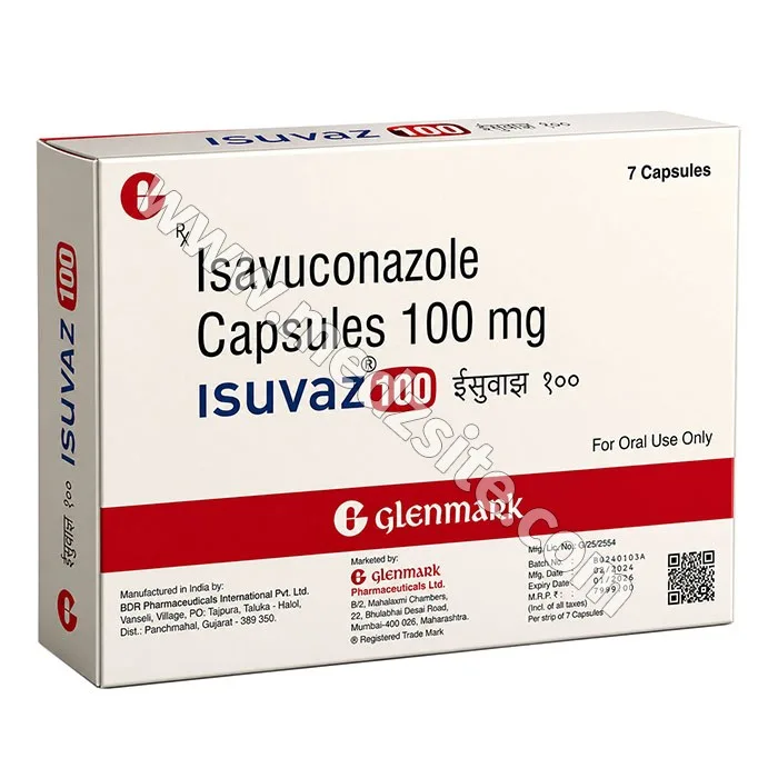 Isuvaz 100 mg Capsule (Isavuconazole)