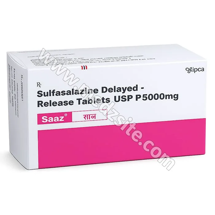 Saaz 500 mg Tablet (Sulfasalazine)