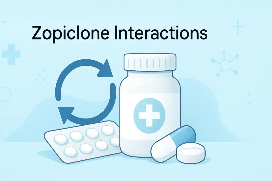 Zopiclone drug interactions