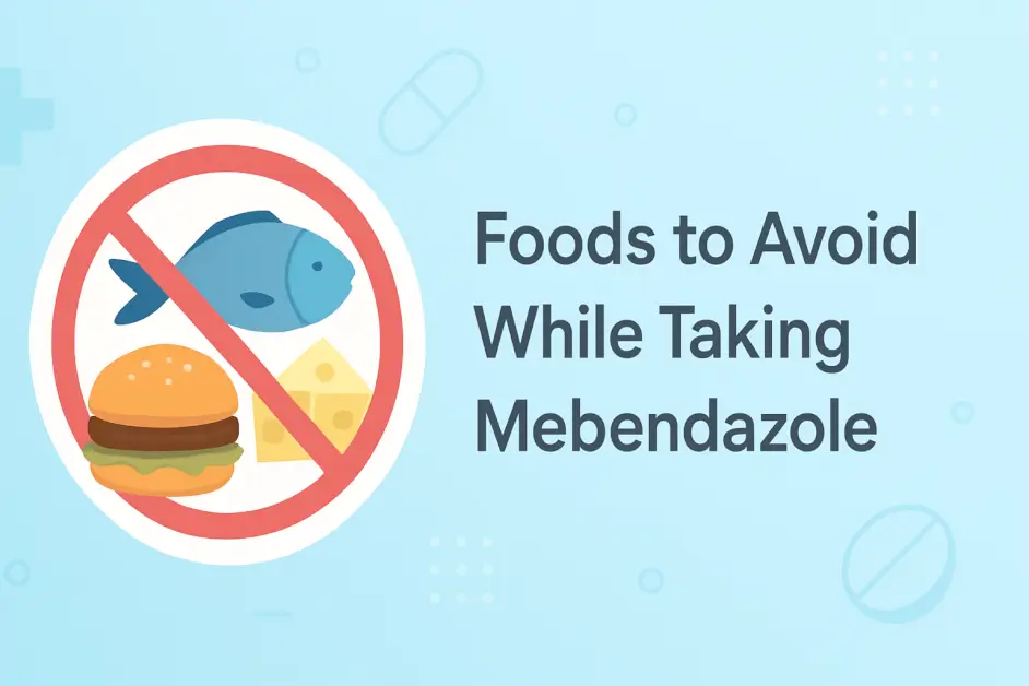 foods to avoid with mebendazole